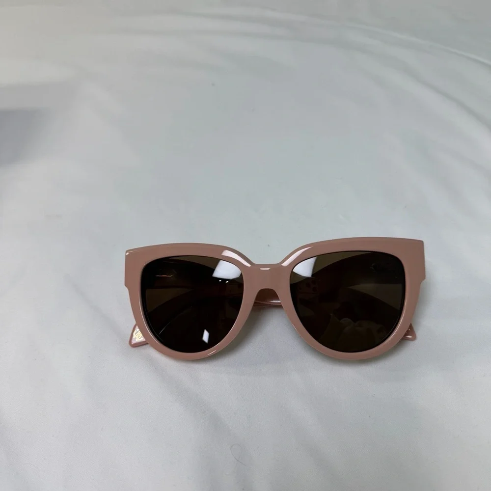ROBERTO‎ CAVALLI SRC054 Sunglasses Pink Frame Brown Lenses Gold Serpent NIB